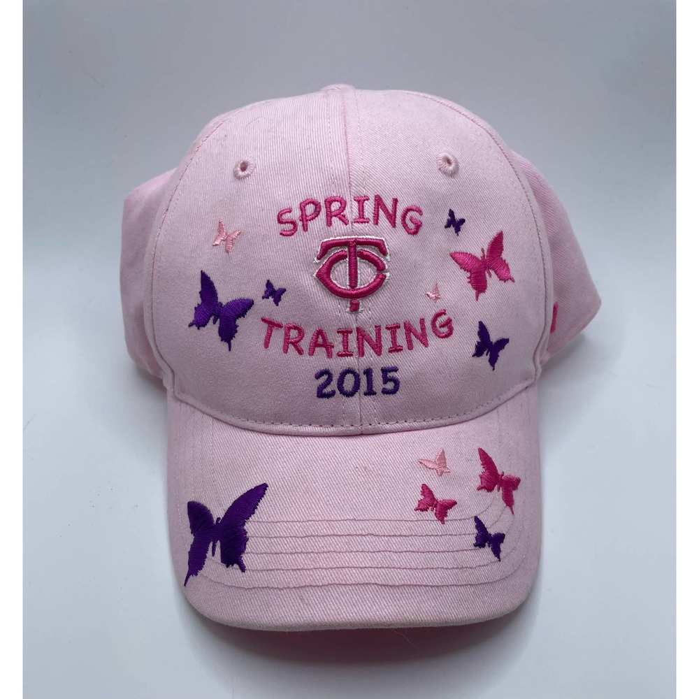 47 Brand Minnesota Twins Toddler Hat Butterfly Spring Training 2015 MLB Pink Hat